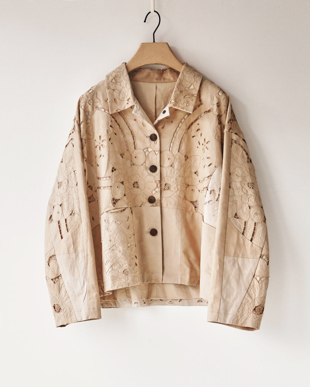 Amber Tea Cutwork March Jacket