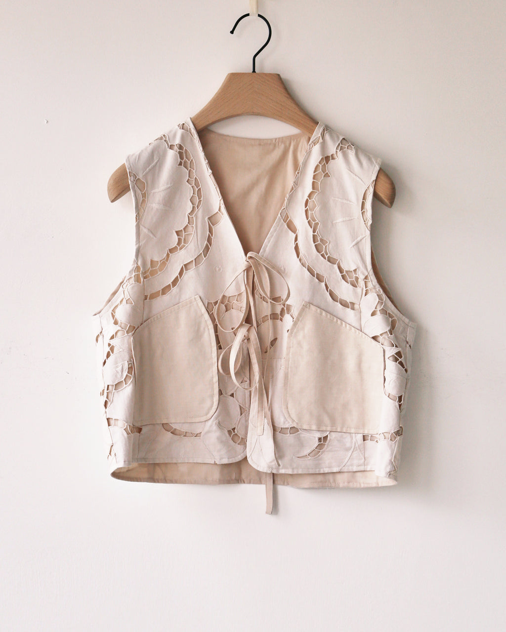 Desert Poppy Front Tie Vest