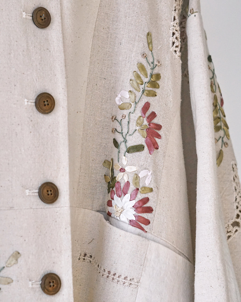 Ribbon Crochet March Jacket