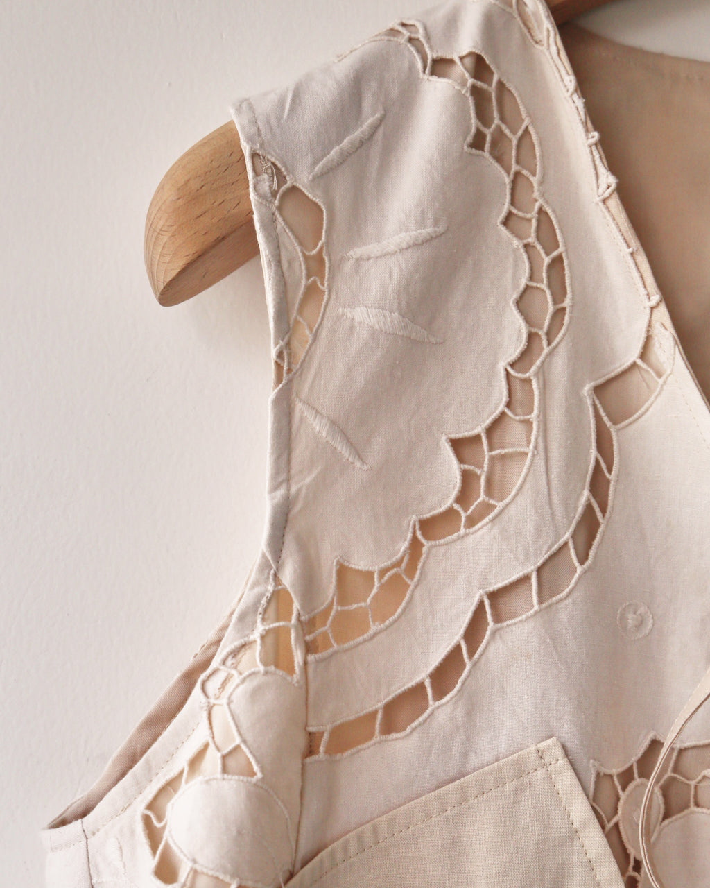 Desert Poppy Front Tie Vest