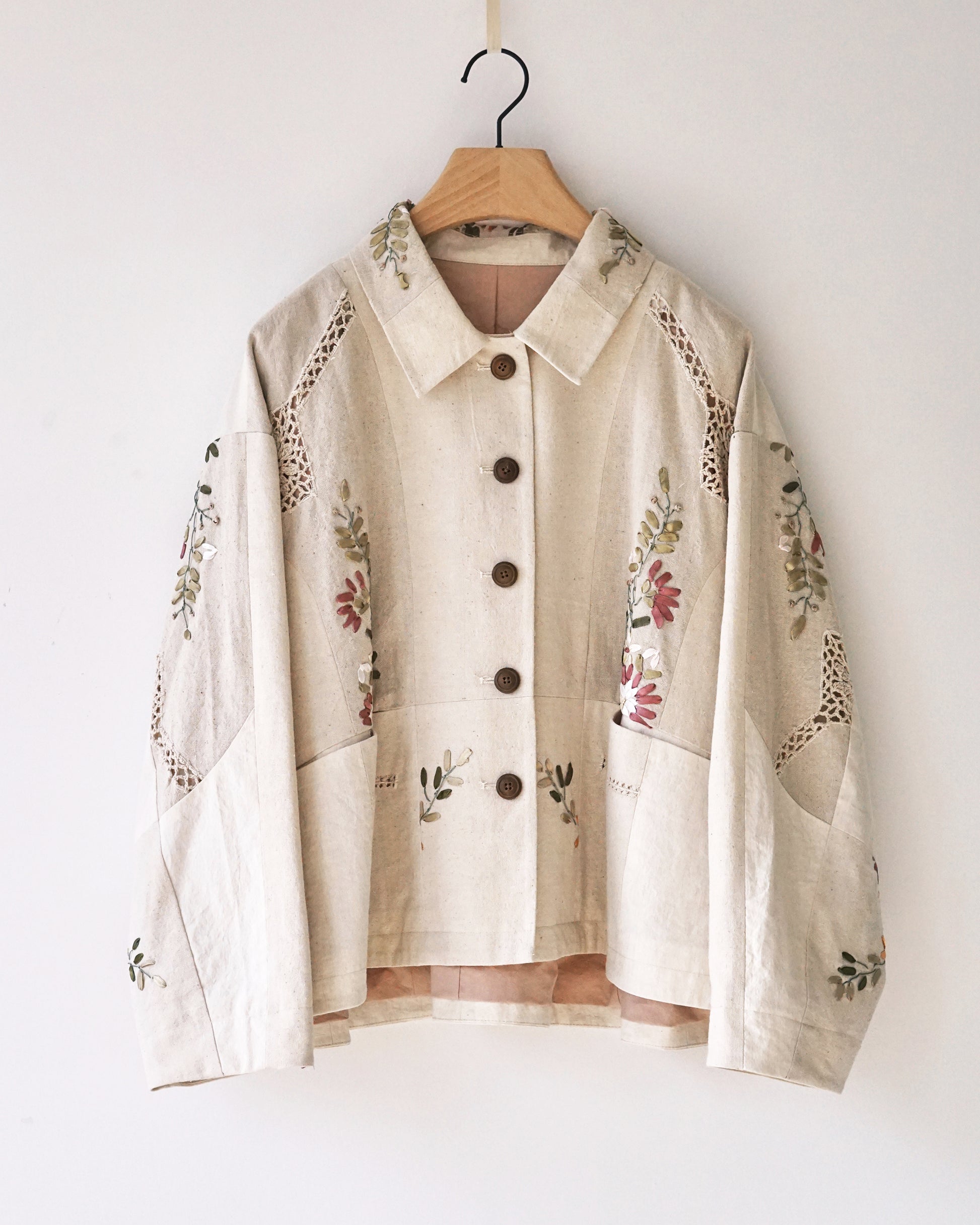 Ribbon Crochet March Jacket