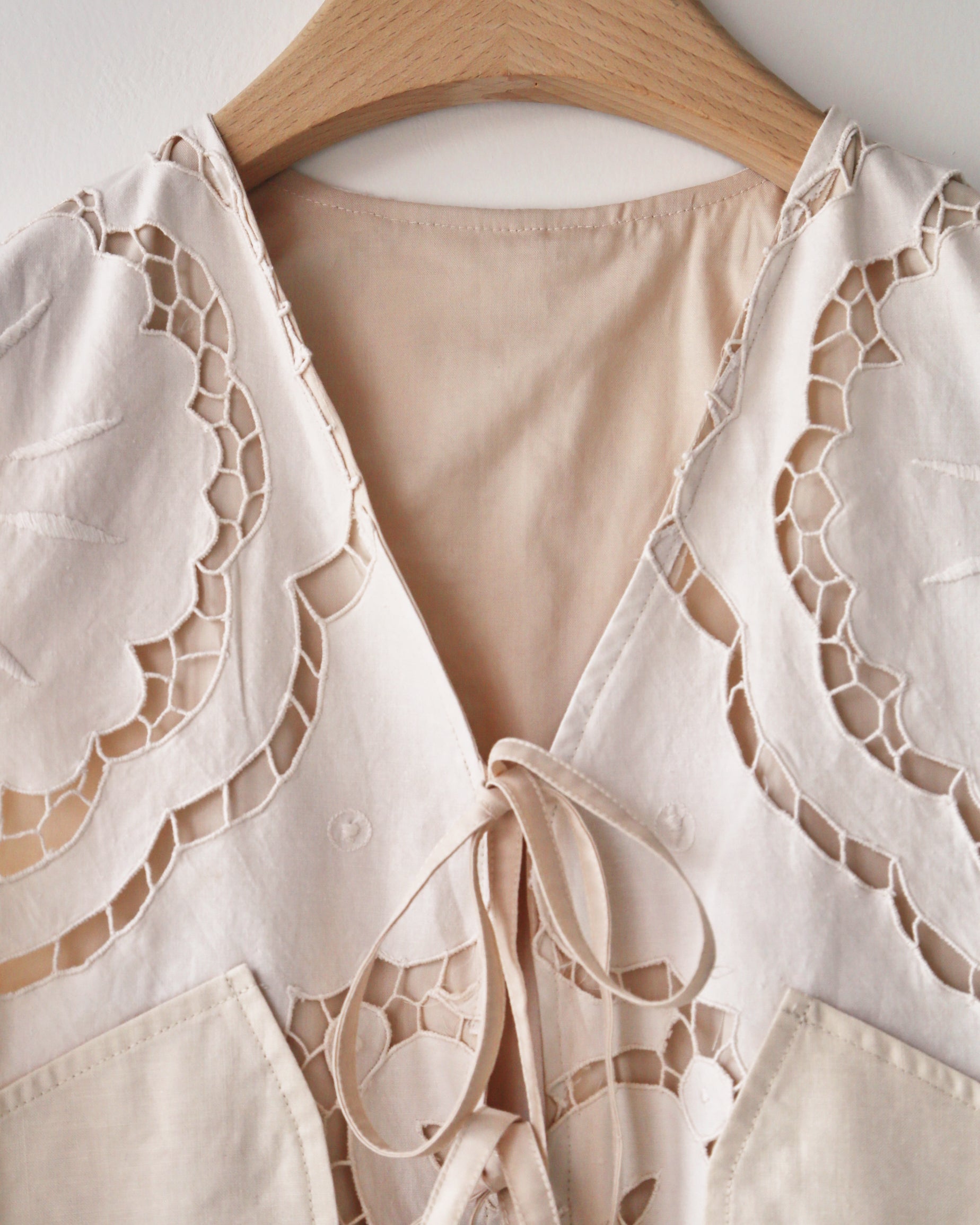 Desert Poppy Front Tie Vest