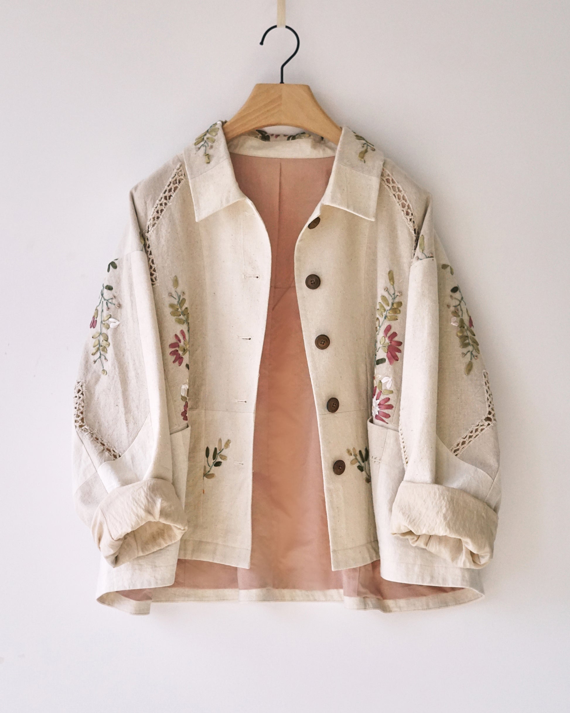 Ribbon Crochet March Jacket