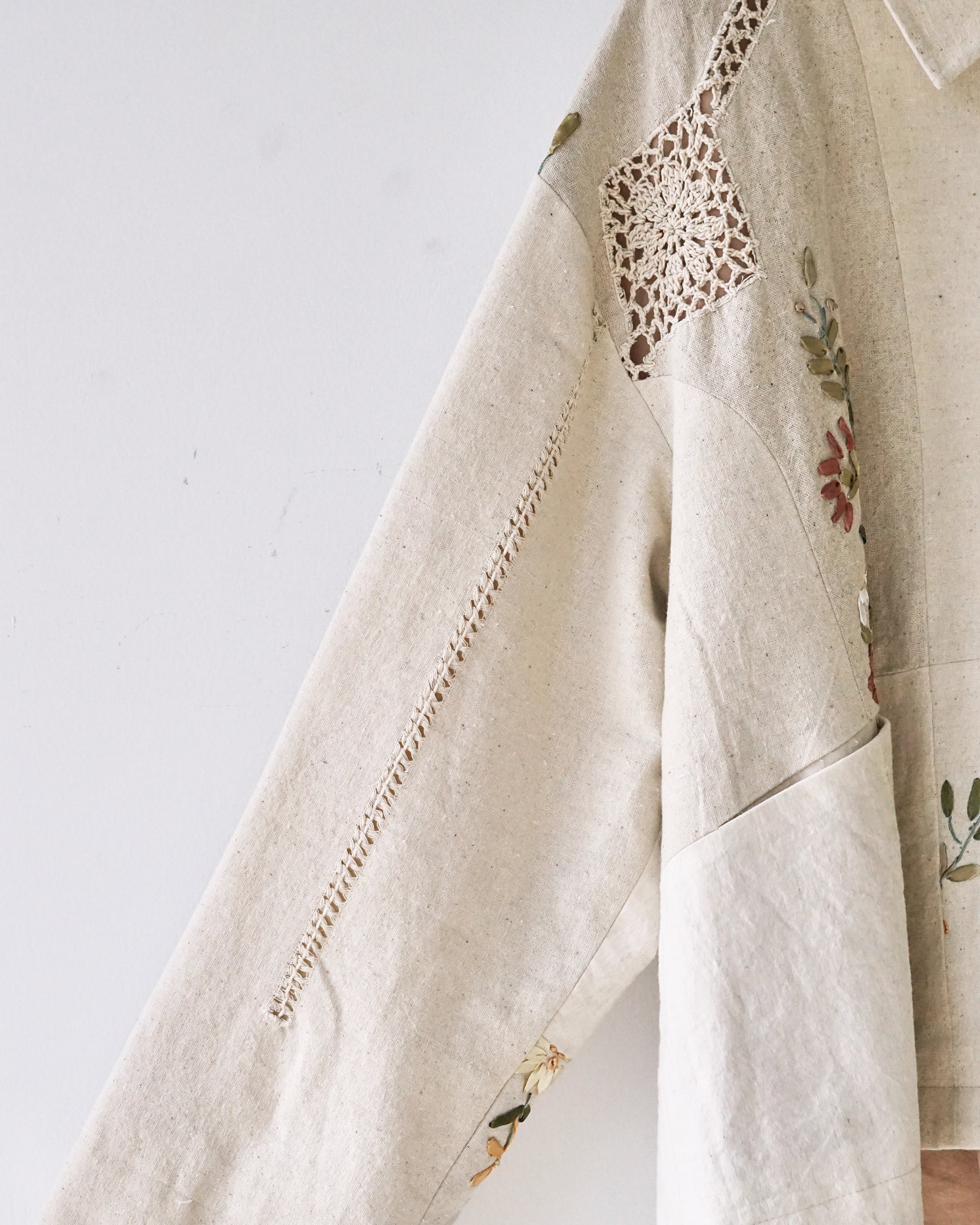 Ribbon Crochet March Jacket