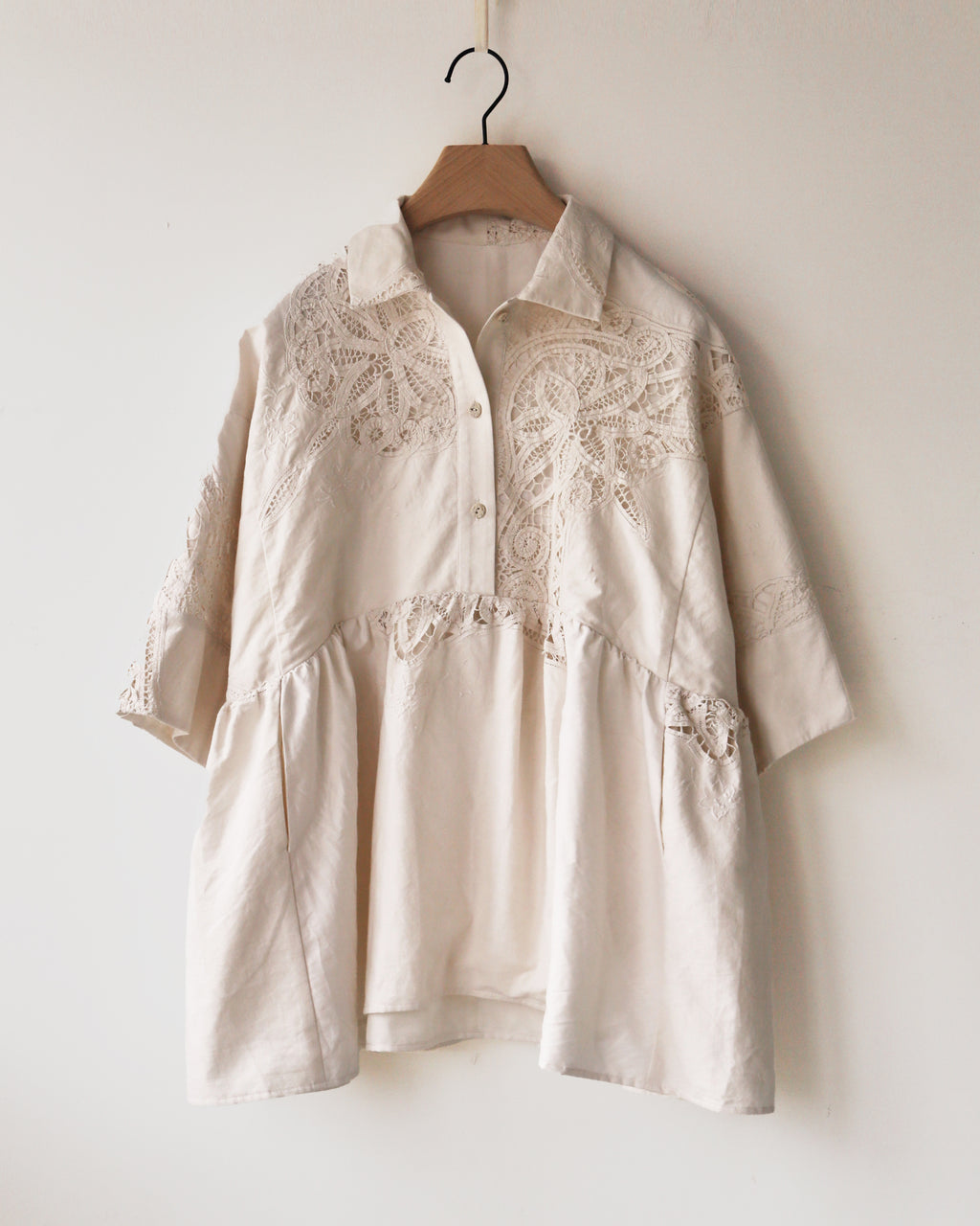 Battenberg Lace Echo Blouse