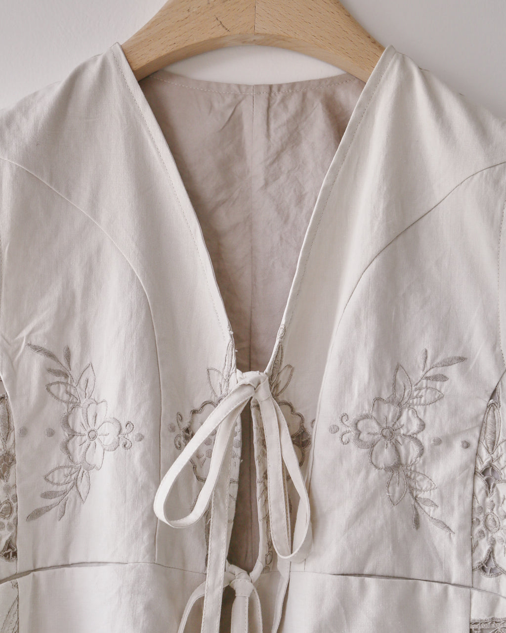 Crochet Front Tie Vest