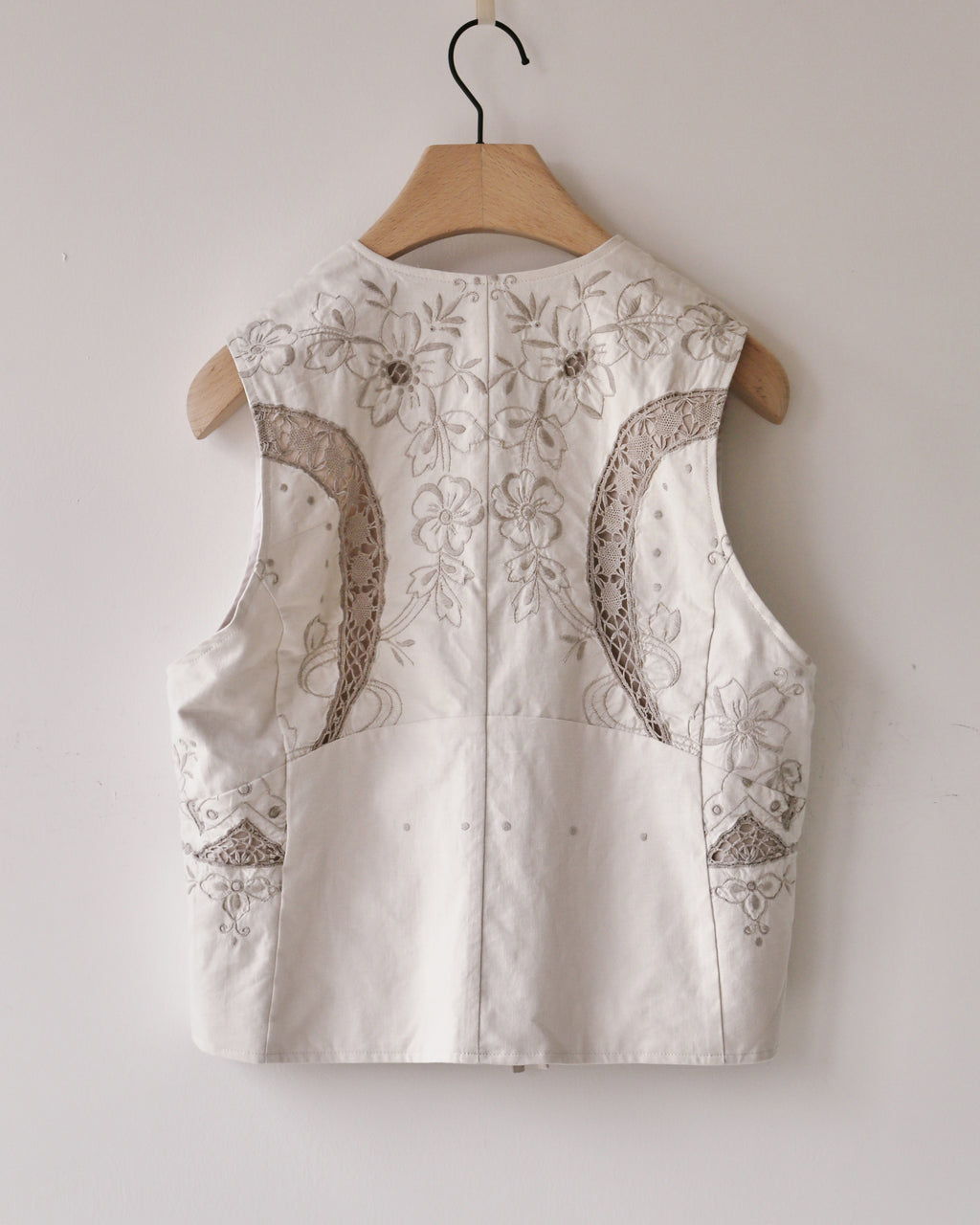 Crochet Front Tie Vest