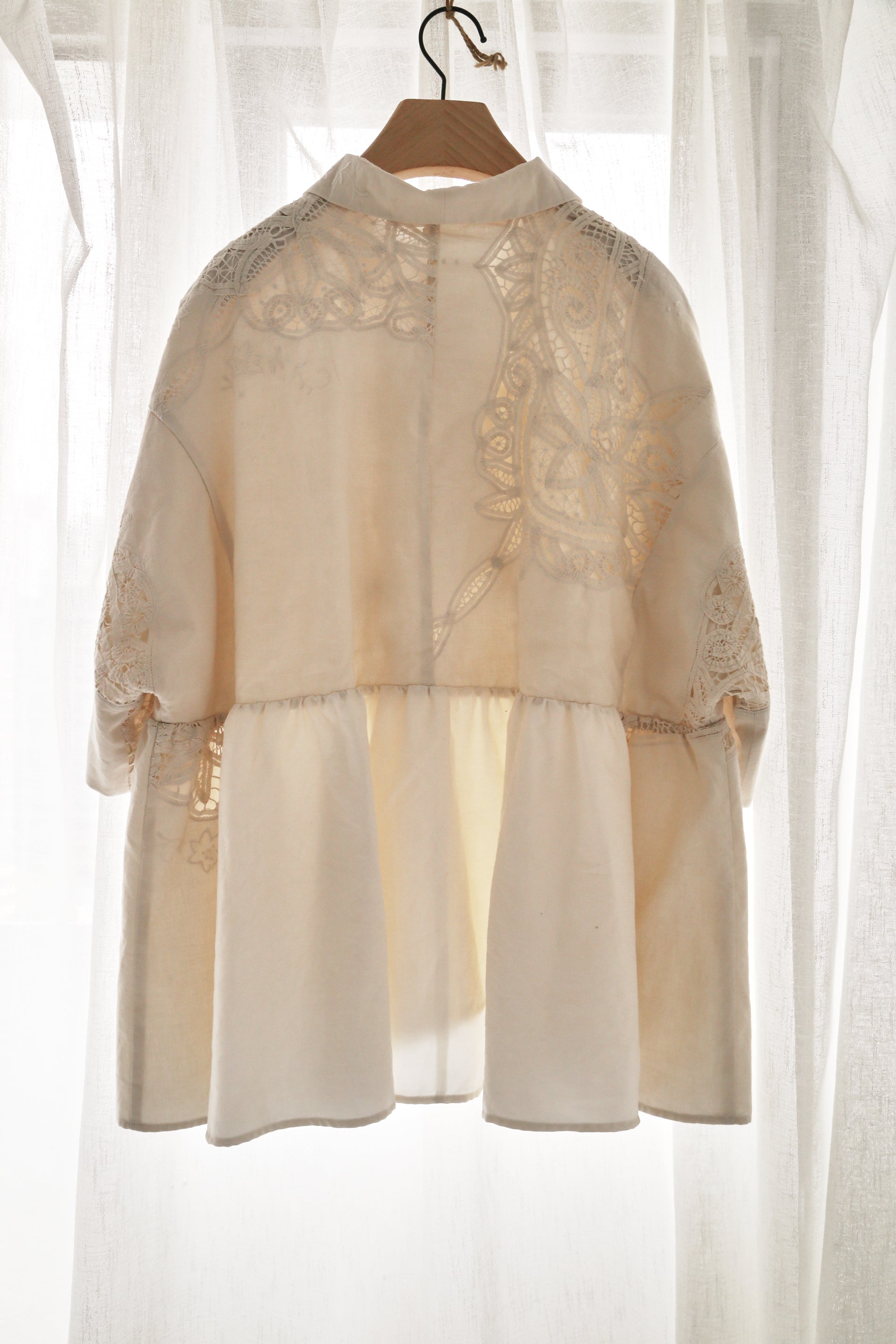 Battenberg Lace Echo Blouse