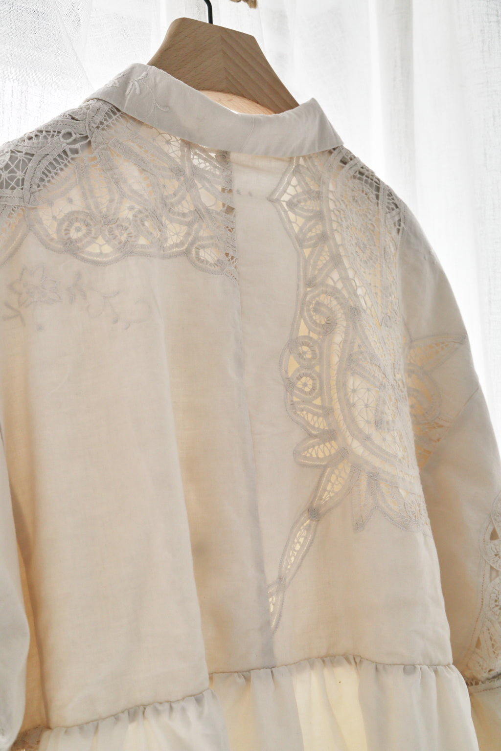 Battenberg Lace Echo Blouse