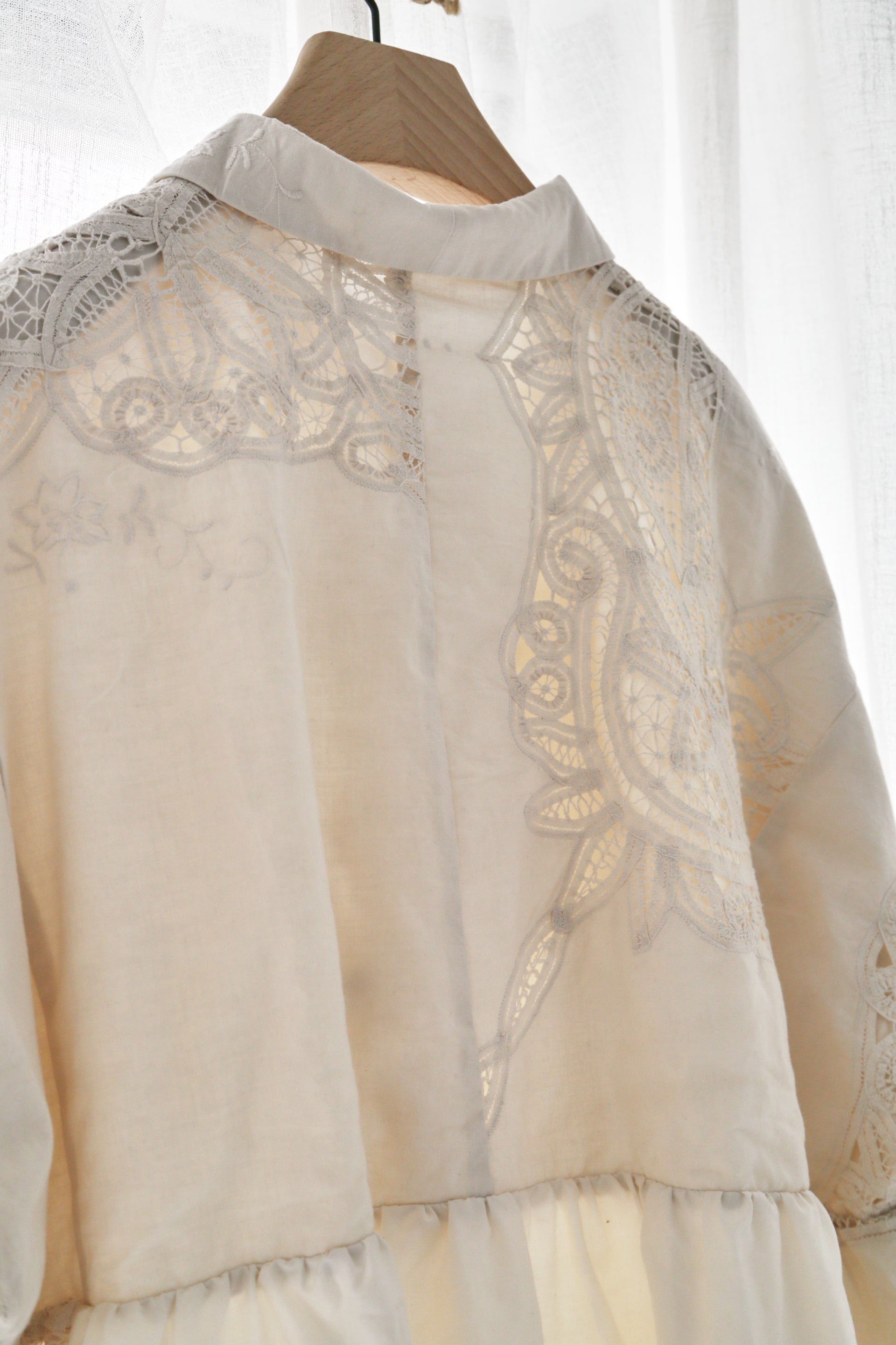 Battenberg Lace Echo Blouse