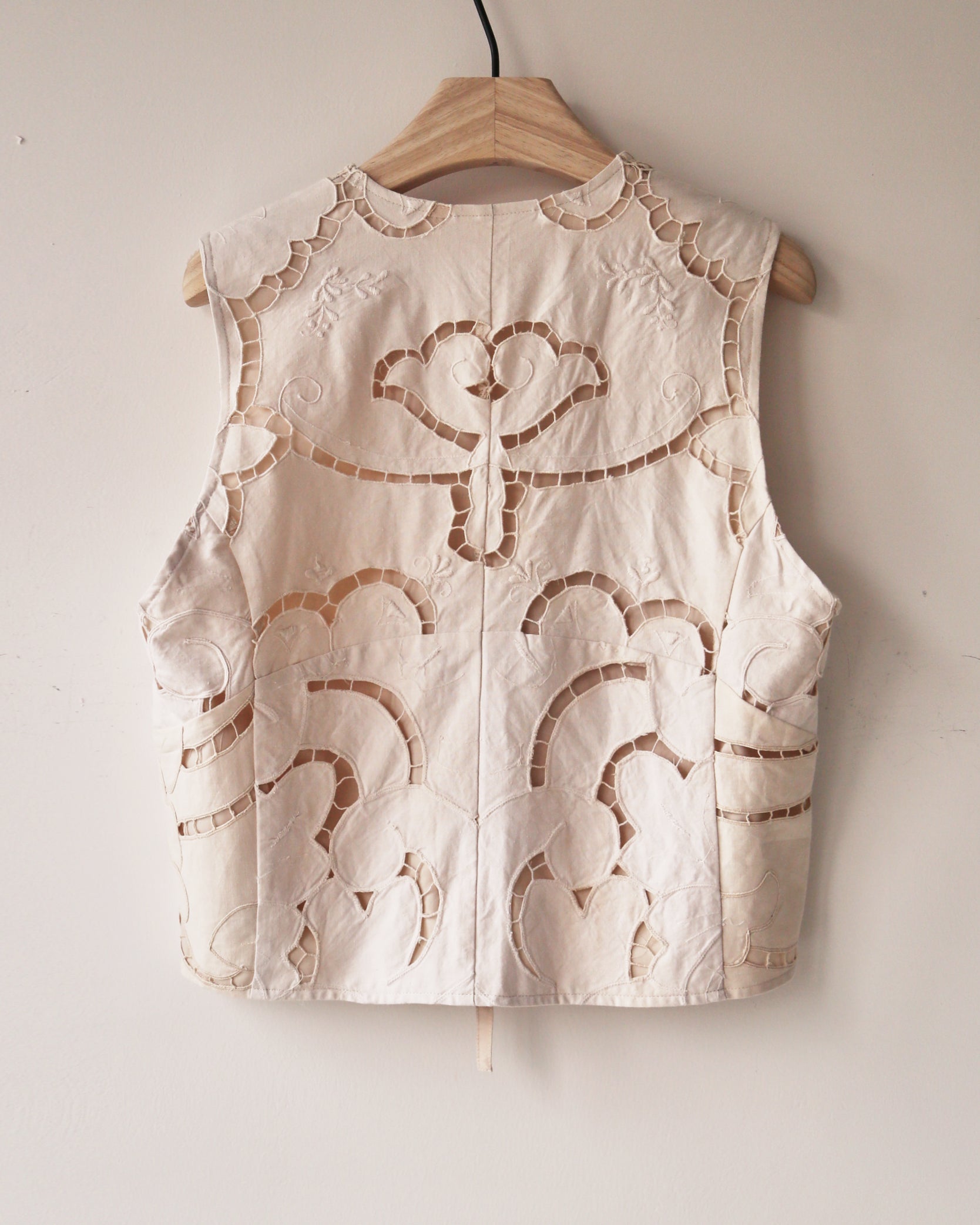 Desert Poppy Front Tie Vest