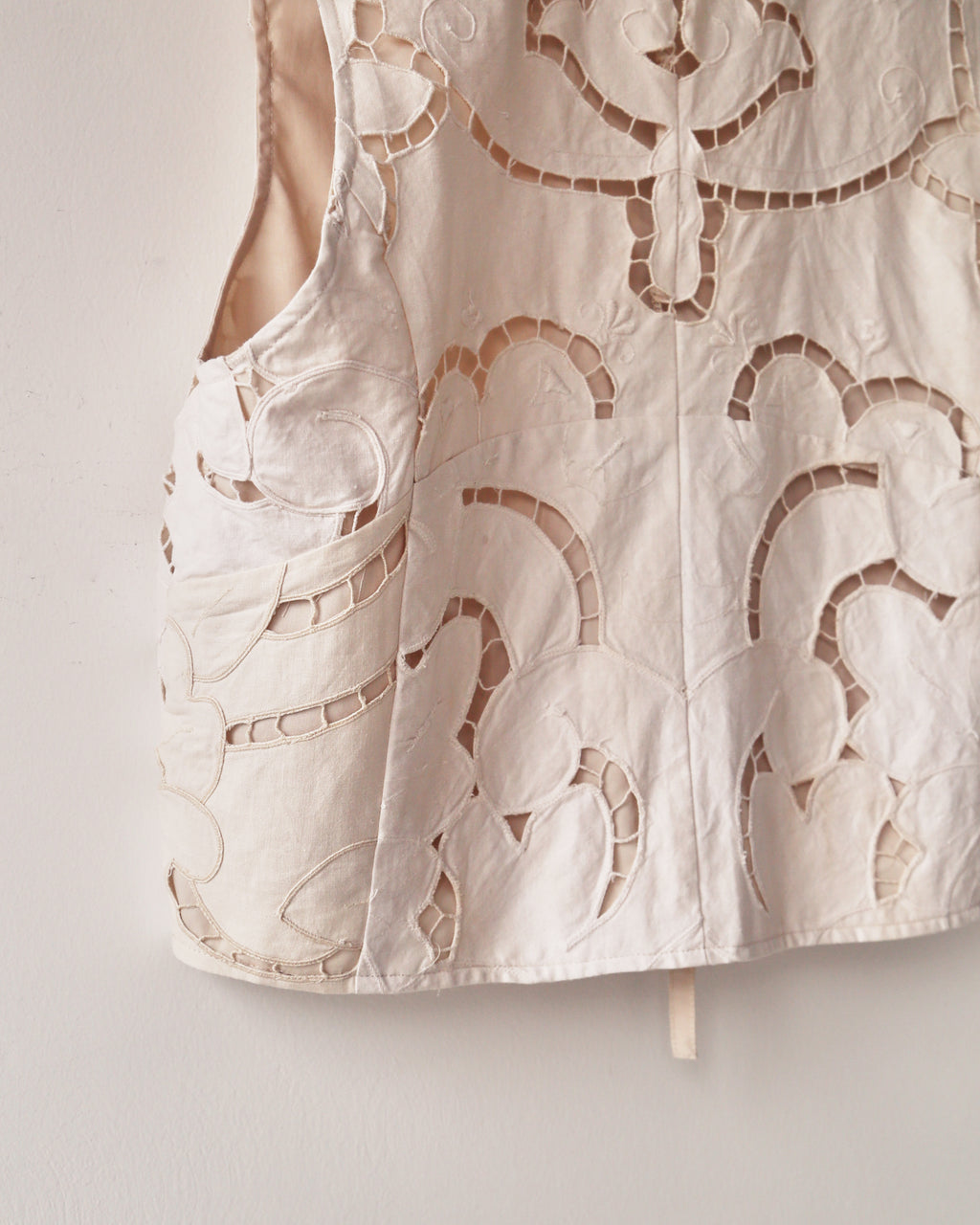 Desert Poppy Front Tie Vest