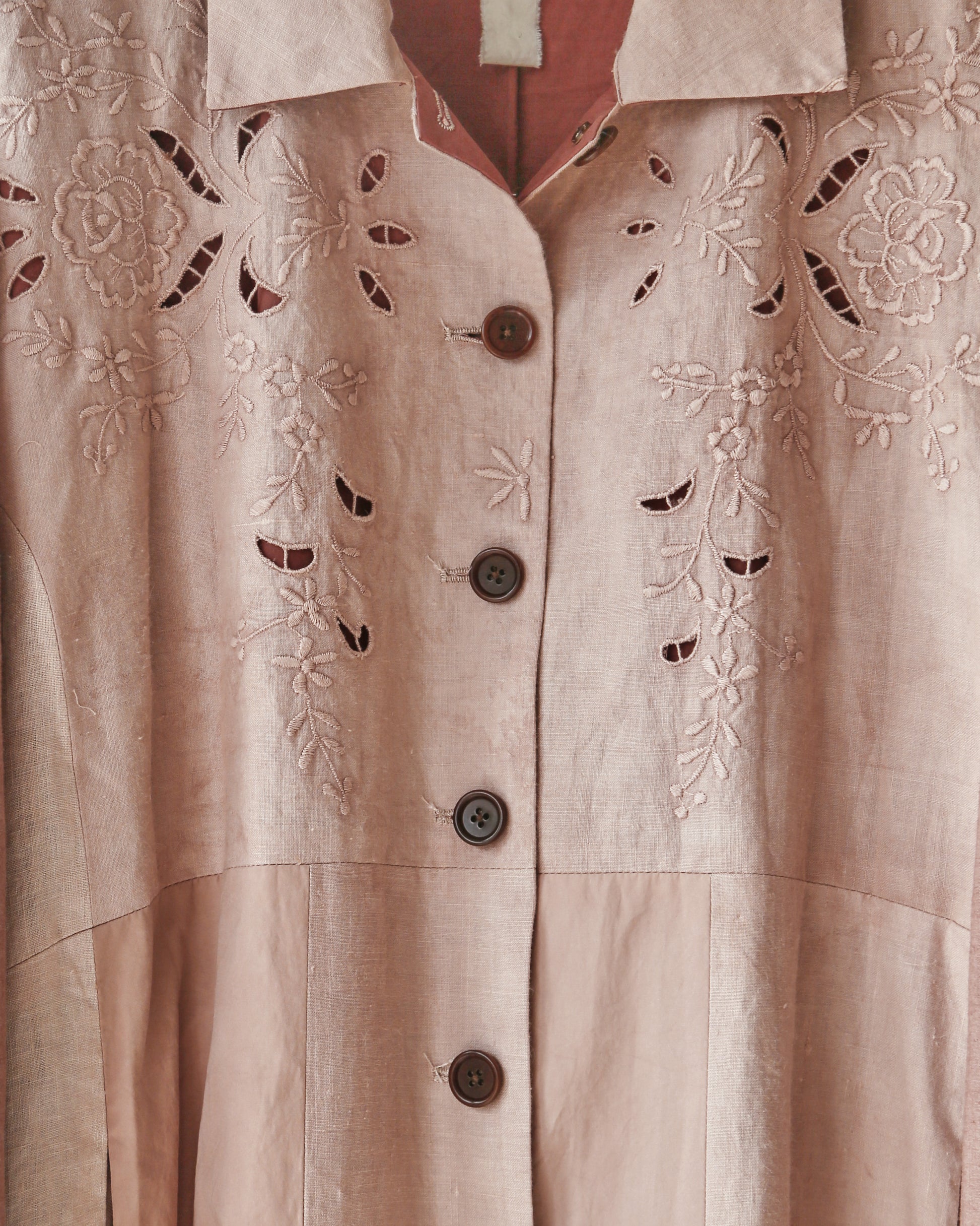 Dusty Rose Duster Coat