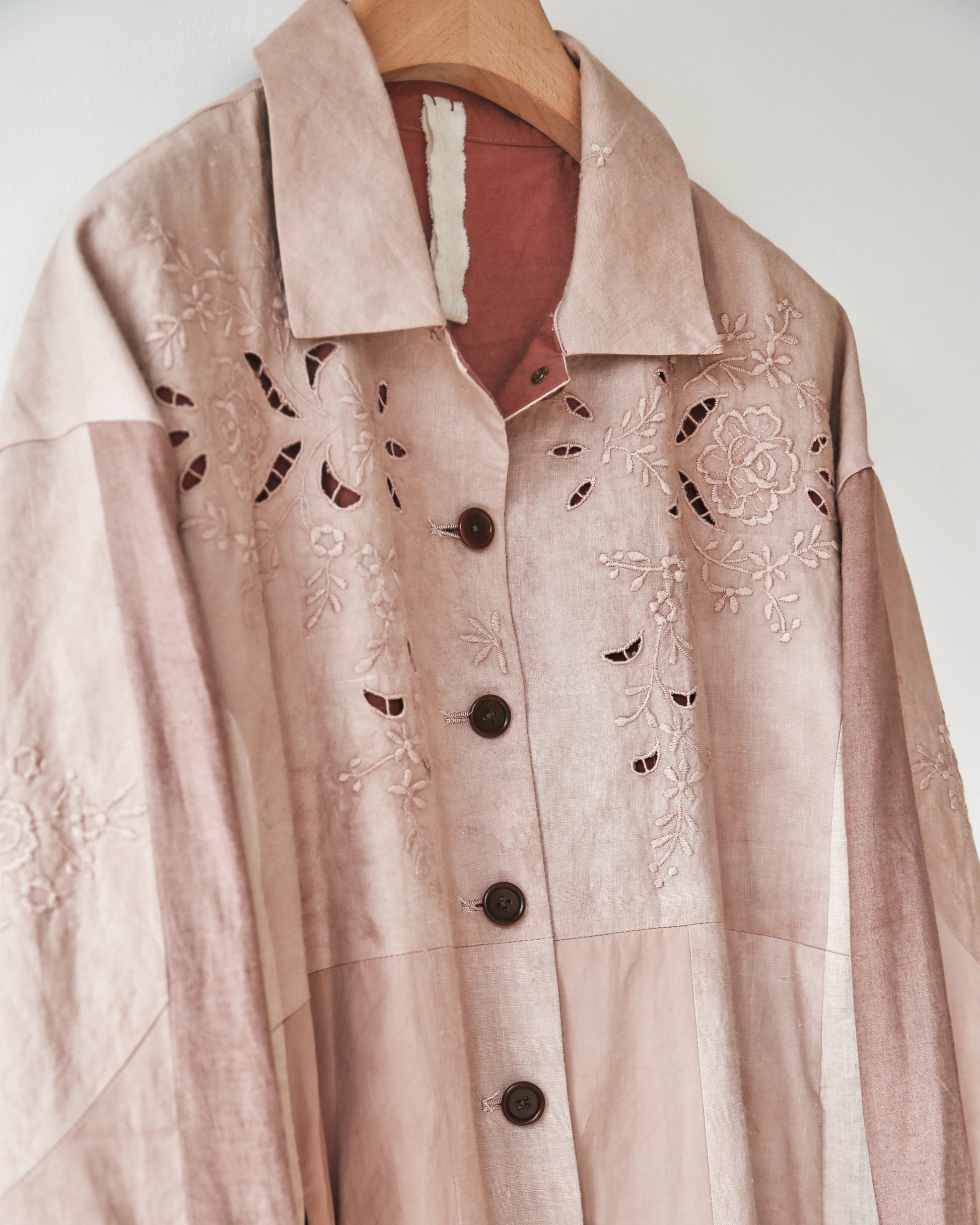 Dusty Rose Duster Coat