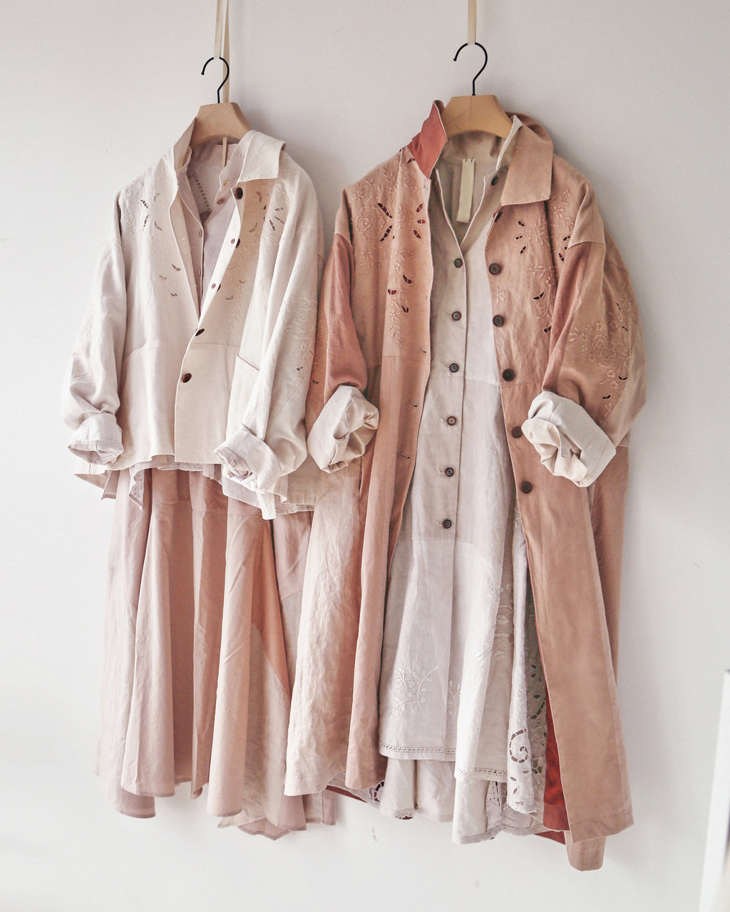 Dusty Rose Duster Coat